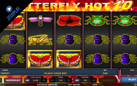 Butterfly Hot 10 Slot Machine Online
