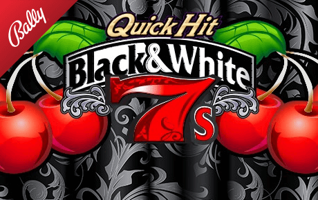 Quick Hit Black and White 7s Slot Machine Online